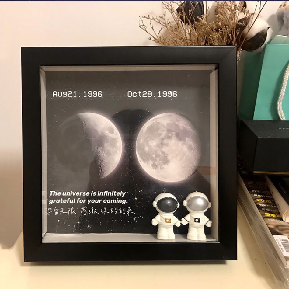 Firkantet 3d fotoramme dybde 3cm til blomster, medaljer, telefontilbehør dispaly, skyggeboks til gør-det-selv-håndværk, legetøj, malerdisplay: Sort / Indre størrelse 25 x25cm