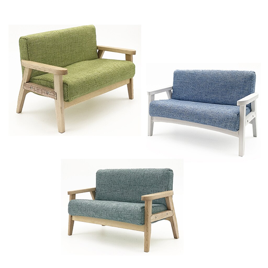 Classic 1:6 Scale Doll House Sofa For Furniture Living Room