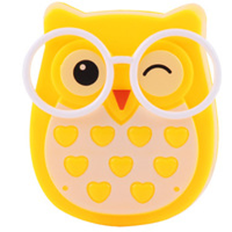 Mini Owl Baby Night light Automatic Sensor Light Control Lamp Child Kids Baby Room Led Lamp Animal Socket Veilleuse LED Toys: Yellow