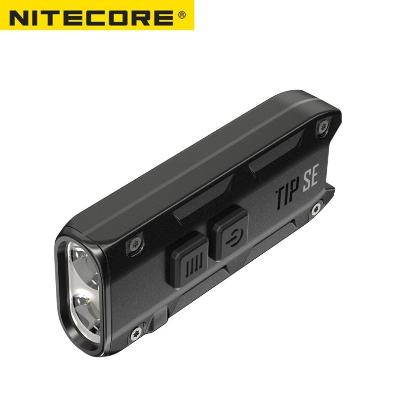 NITECORE – lampe de poche SE, MINI lampe LED 700 Lumens avec batterie Li-ion Rechargeable par USB, porte-clés: BLACK