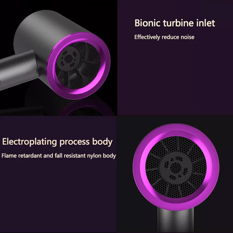 Professionele Ion Föhn 1000W Snel Drogen Lage Ruis Haardroger Draagbare Warme En Koude Föhn