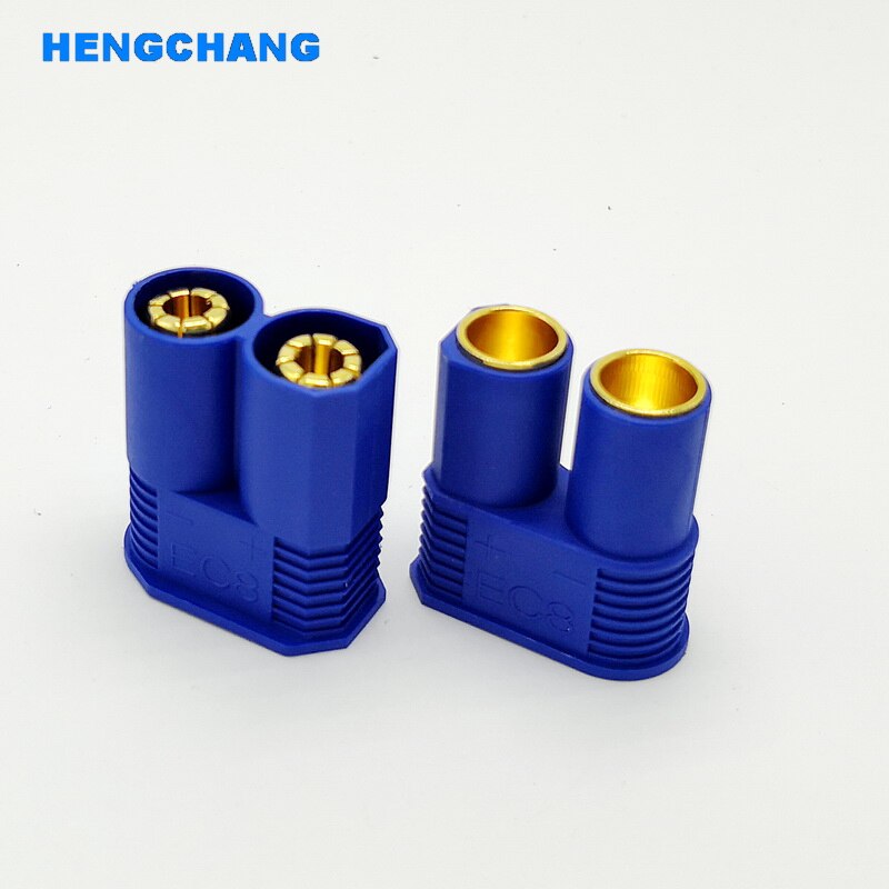 EC8 connector for Car model plug Banana Plug Female Male Bullet Gold Connector For RC ESC LIPO Battery Aviation model