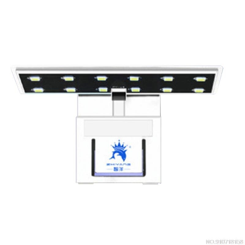 Ampoule LED à clipser pour Aquarium 100-240V, lumière blanche, éclairage pour croissance de plantes aquatiques, directe D18 20: 4
