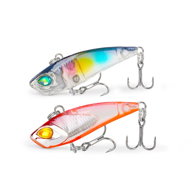TSURINOYA leurre de pêche VIB DW28 coulant l'eau hiver glace gabarit leurre 40mm 3.8g tête de plomb en plastique Vibration Wobblers basse appât dur