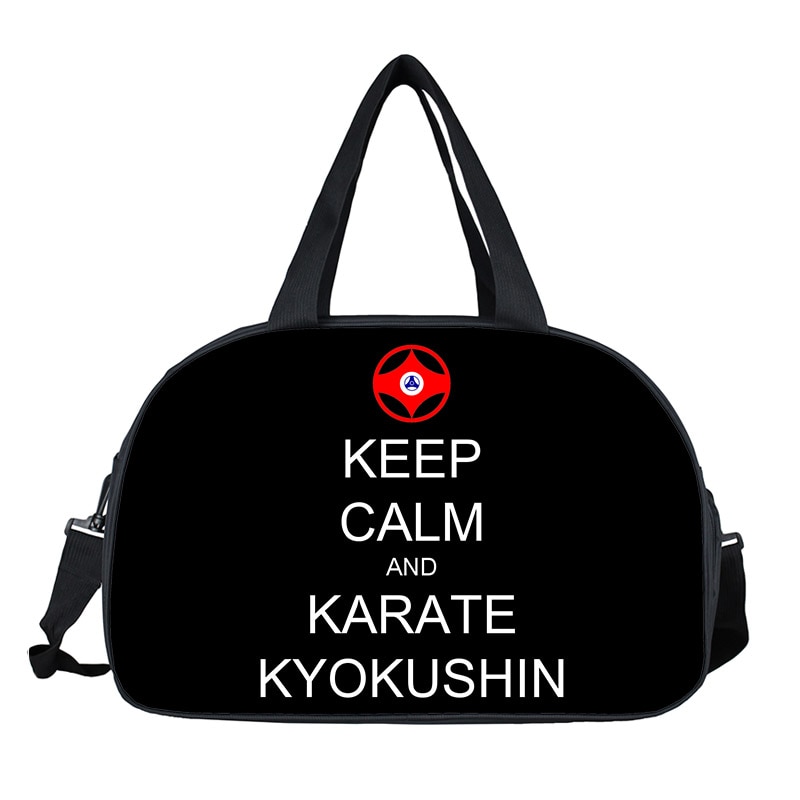 Cool Martial Art Judo / Taekwondo / Karate / Aikido Travel Bag Women Men Handbags Multifunctional Duffel Bag Shoes Holder: dsttaekwondo06