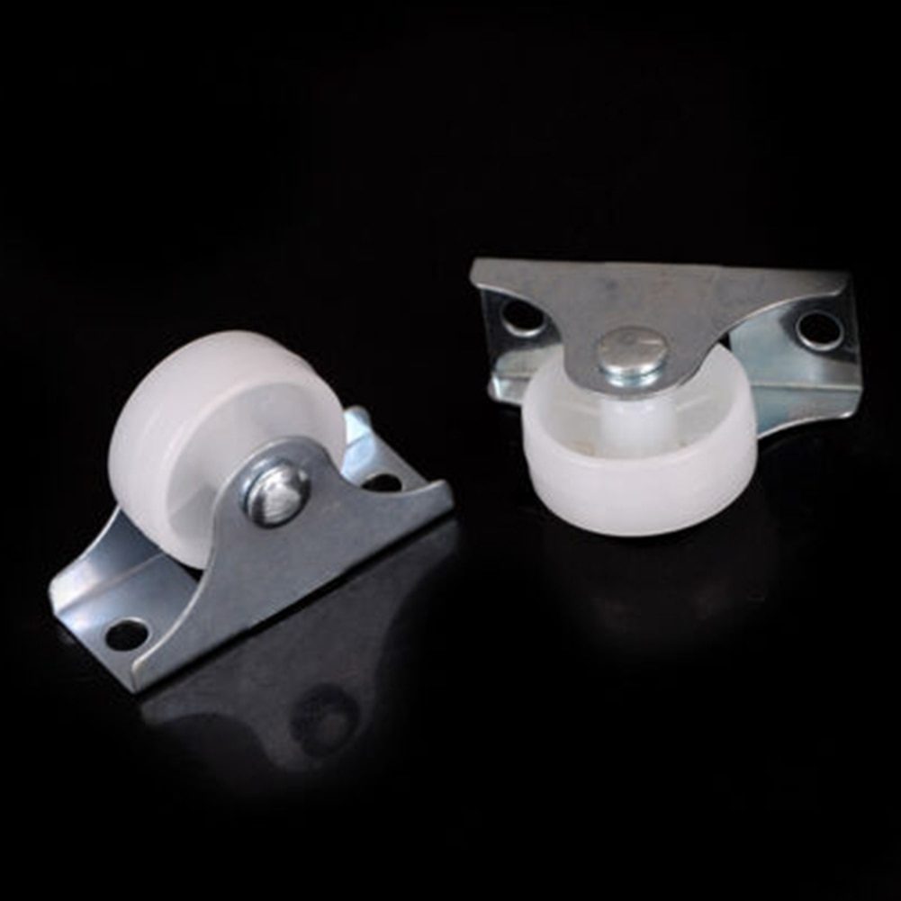 2Stck fest Möbel gerichtet Praktische Schublade Metall oben Platte Ersatz Zauberer Rad Starre Warenkorb PP Einfach Installieren