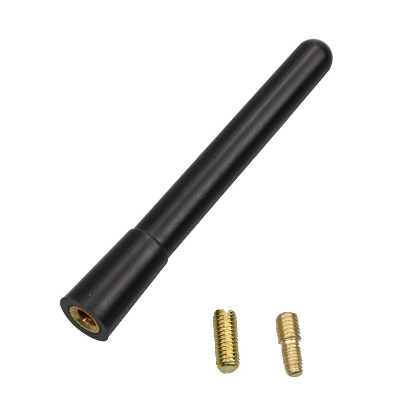 Autoantenne stijl radio fm antenne autoantenne am/fm radio antennemast schroeftype universeel auto accessoires zwart kort stomp