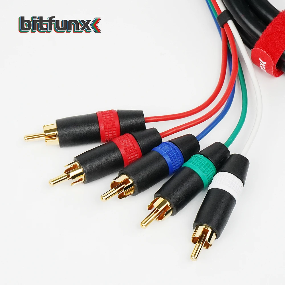 Bitfunx RGBS VGA to Component Video Audio Cable Compatible All DC Games for SEGA DreamCast Game Console