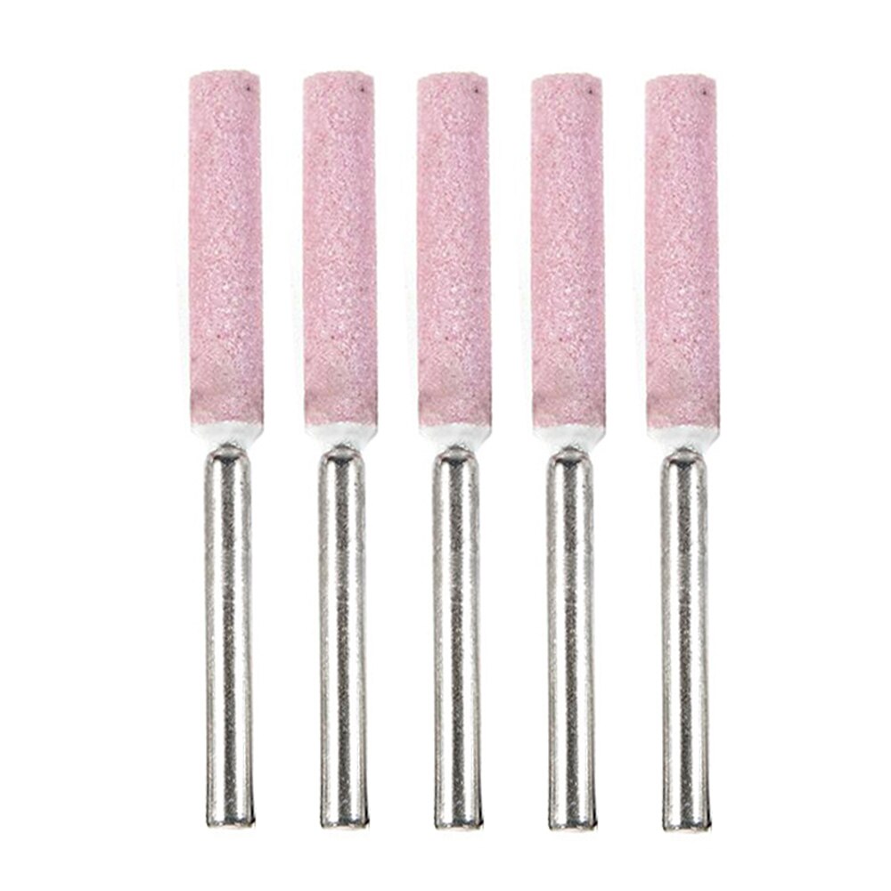 5 stuks gecoate cilindrische kettingzaagslijper, braamsteen, ronde vijl, ambachtsman slijpstaaf, molengereedschap, houtsnijgereedschap: 34.8mm