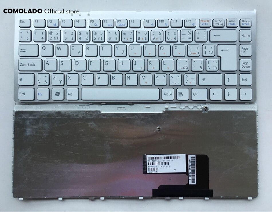 Spanish Arabic Czech French Italian Turkish Keyboard for Sony Vaio VGN-FW FW11 FW130 FW139 FW140 FW145 FW150 FW160 FW170 Series