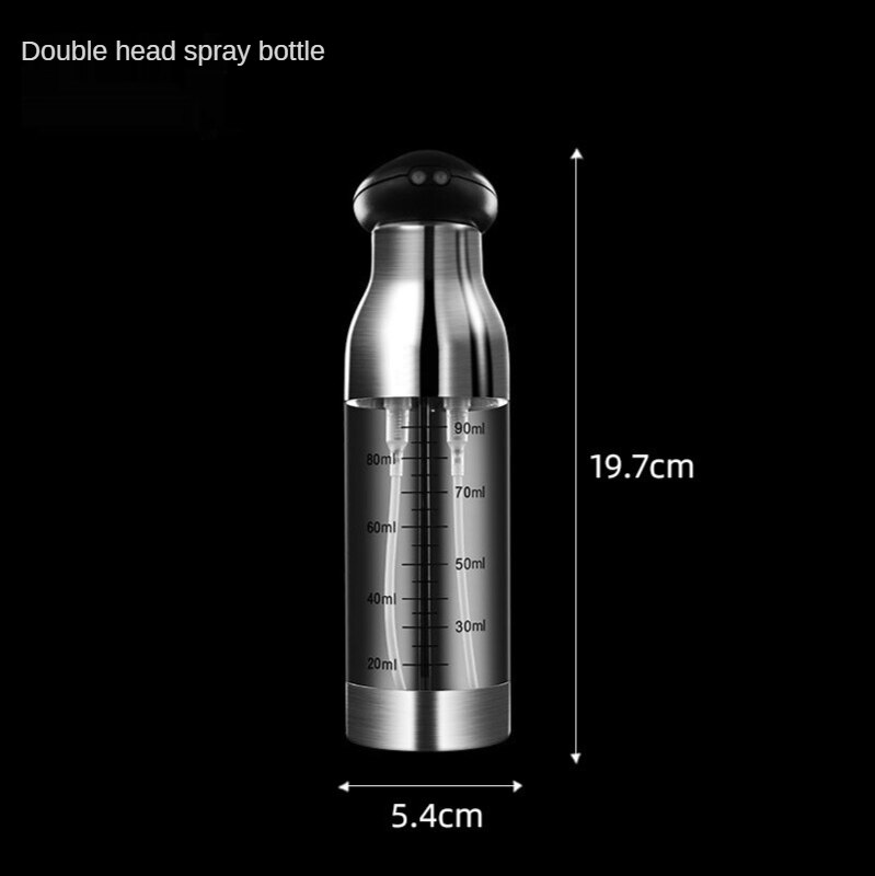 Olive Oil Spray Bottle Pump Oil Pot Grill BBQ Sprayer Stainless Glass Oil Dispenser BBQ Kitchen Accessories