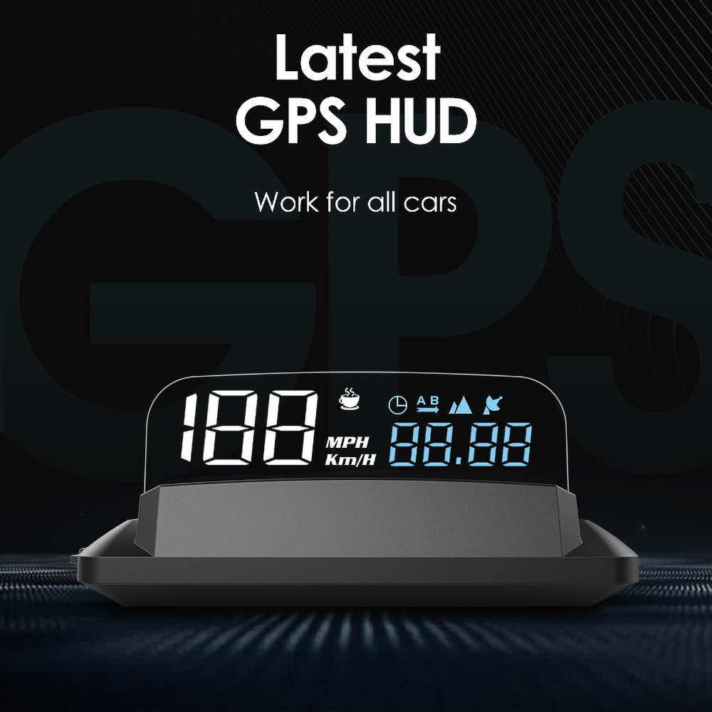 GPS HUD Spiegel G3 Auto Kopf hoch Anzeige Windschutzscheibe Geschwindigkeit Projektor Digital Tacho Auf-Gremium Computer Kraftstoff Laufleistung Temp