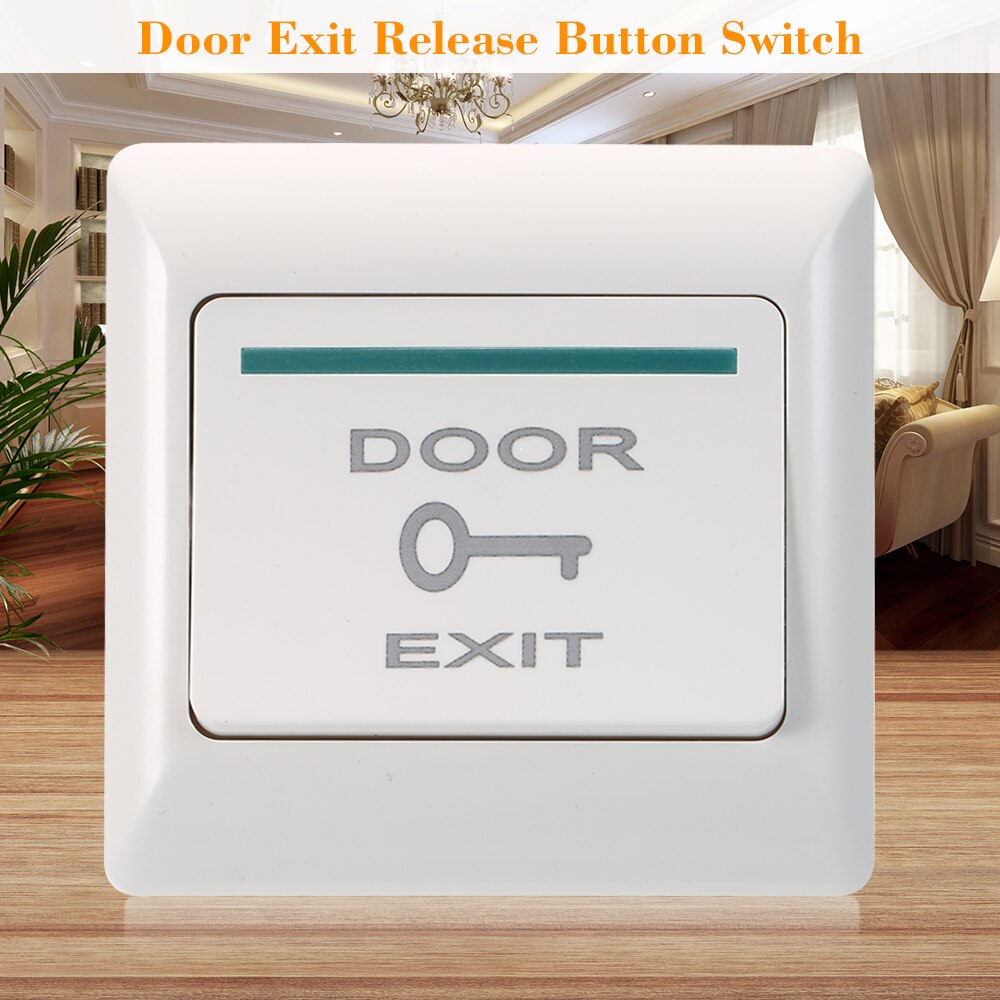 Door Exit Button Push Release Button Switch For Electric Magnetic Door Access System Nomal Open Signal