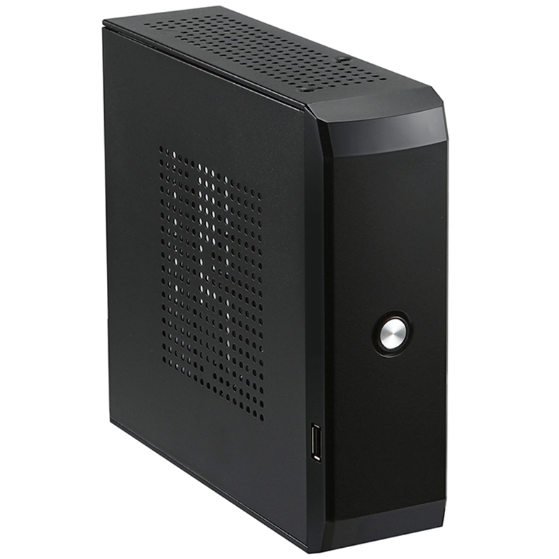 Mini Itx, HTPC caja de la computadora 2,0, caja de escritorio USB, potencia Horizontal práctica para la oficina en casa: Default Title