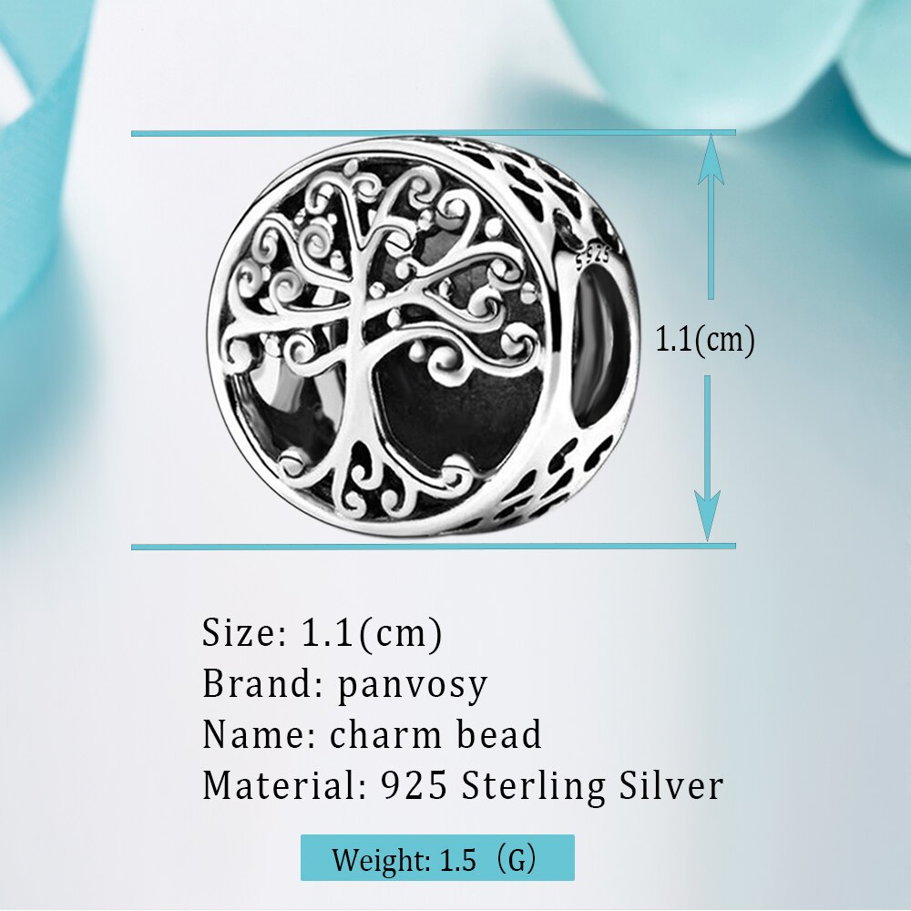 Grote Boom Charm Sterling Zilver 925 Kralen Fit Vrouwen Bedels Zilver 925 Originele Armband Sieraden Maken Charm Bead Diy