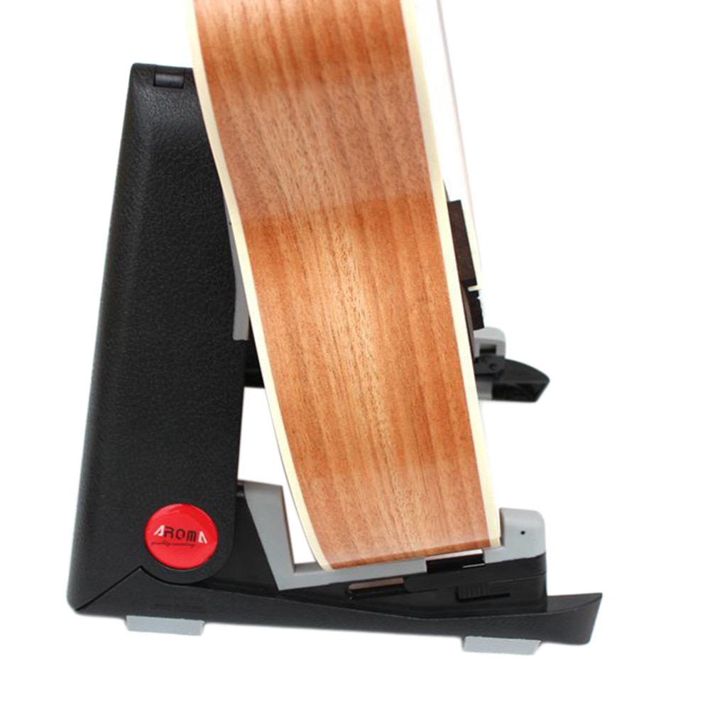 Aroma Environmenatl Foldable ABS Plastic Ukulele Holder Rack Anti-Slip Base Acoustic Bass Instrument Support
