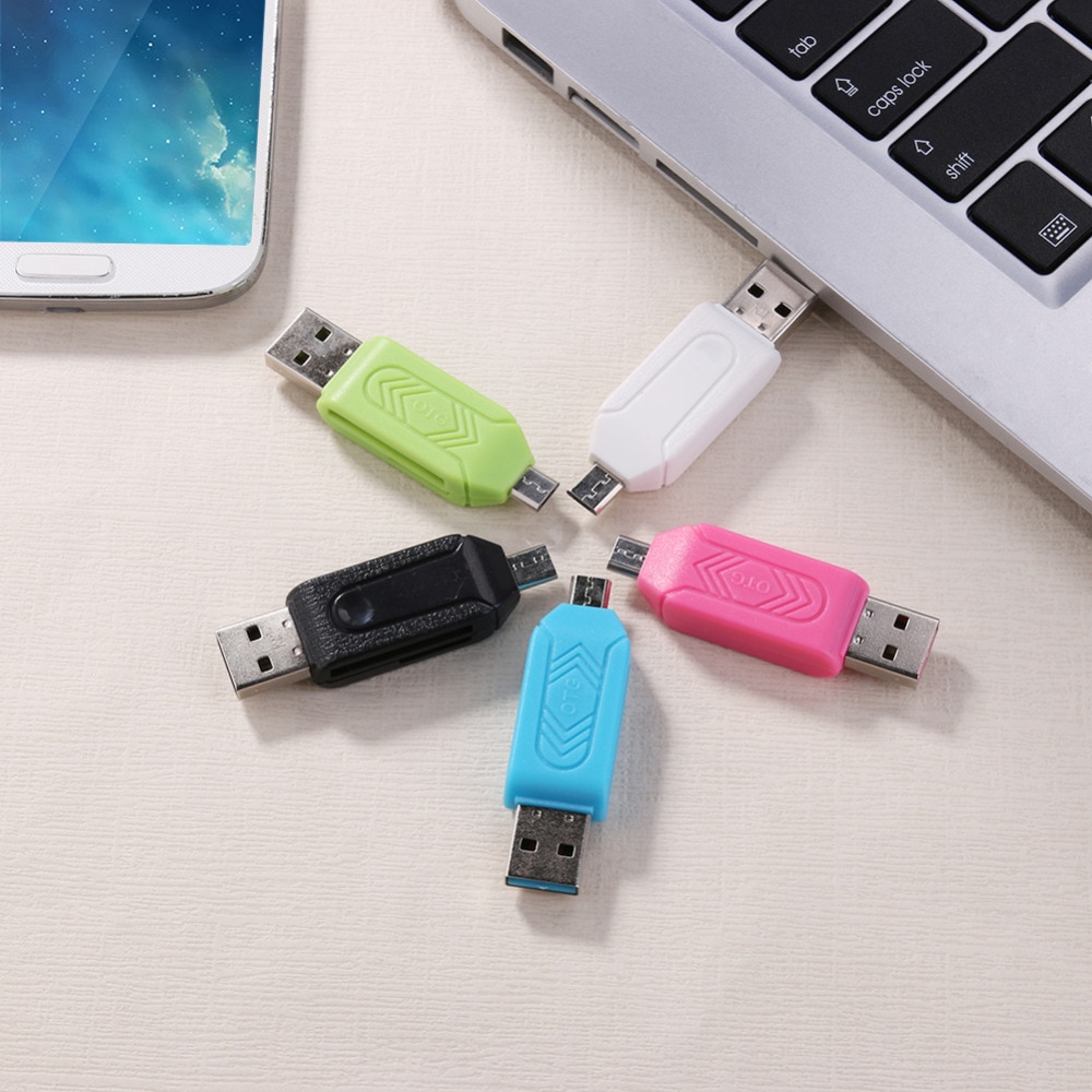 USB2.0 Micro lecteur de carte USB OTG pour TF SD carte mémoire PC accessoires de téléphone portable pour Samsung