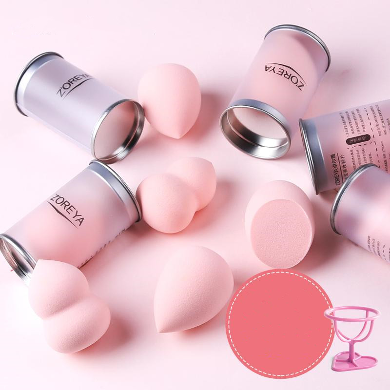 Puff cosmético en polvo para mujer, base de maquillaje esponja, belleza para maquillaje, herramientas y accesorios, forma de gota de agua, 1 ud.