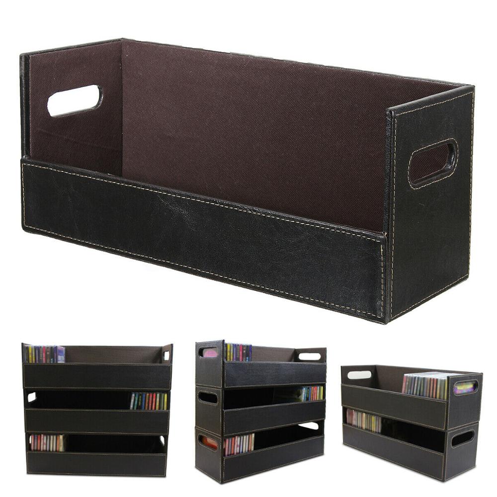 Caja de almacenamiento móvil para unidad de CD DVD, soporte de caja protectora, bandeja de apilamiento, organizador de espacio, contenedor, piezas electrónicas, bolsa