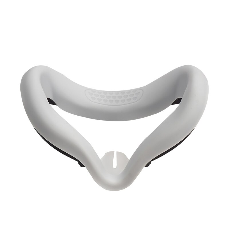 Vr-gesichtsmaske aus silikon, schweiß- und staubabweisend, rutschfestes polster, passend für oculus quest 2 dxac: Weiß
