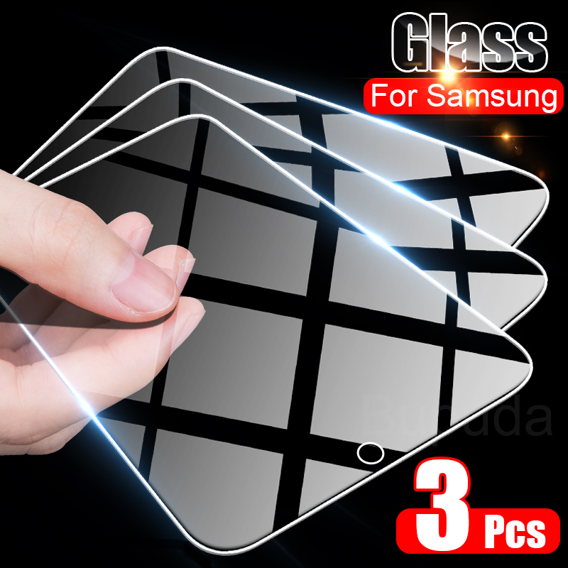 3Pcs En Verre Trempé Pour Samsung Galaxy A50 A51 A52 A70 A71 A72 A20E A31 Protecteur D&#39;écran Pour Samsung A10 A20 A40 A30S M31 Verre