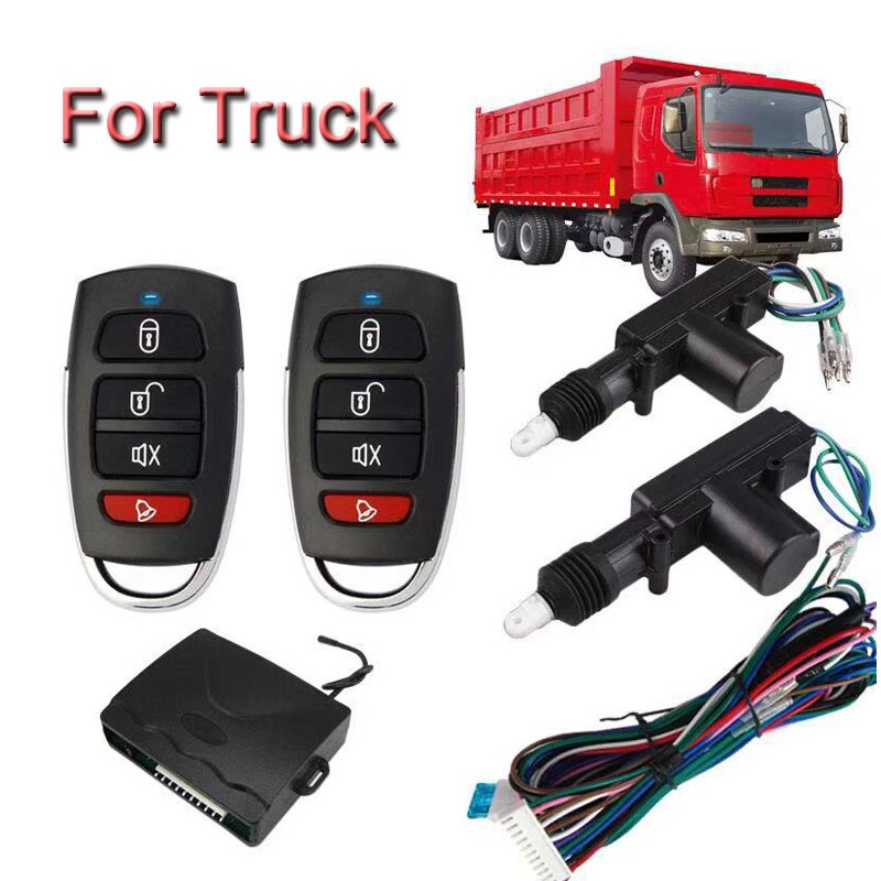 24V Car Anti-theft Device Remote Control Central Locking Keyless Remote Control Entry Alarm System