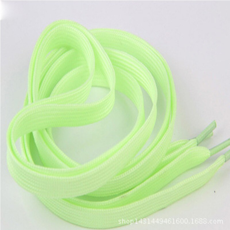 1pair 120cm Outdoor Sport Toy Luminous Toys Accessories Shoelace Glow In The Dark Improve Manipulative Ability Toys for Children: Green