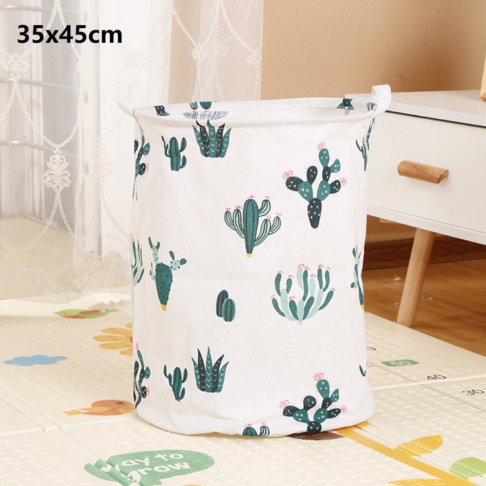 Urijk Large Folding Laundry Basket Round Storage Bin Large Hamper Collapsible Clothes Toy Laundry Holder Organizer Fast Ship: A11 35x45cm