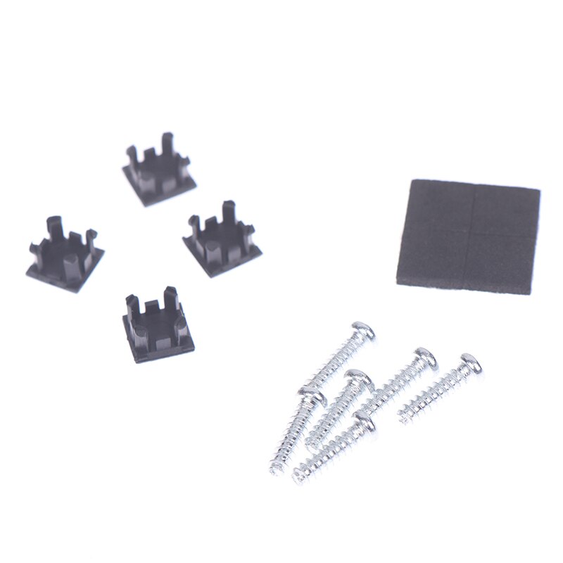 1 satz gummistopfen, schraubenlochabdeckung, staubstopfen, kunststoffabdeckung für  ps2 70000 konsolen