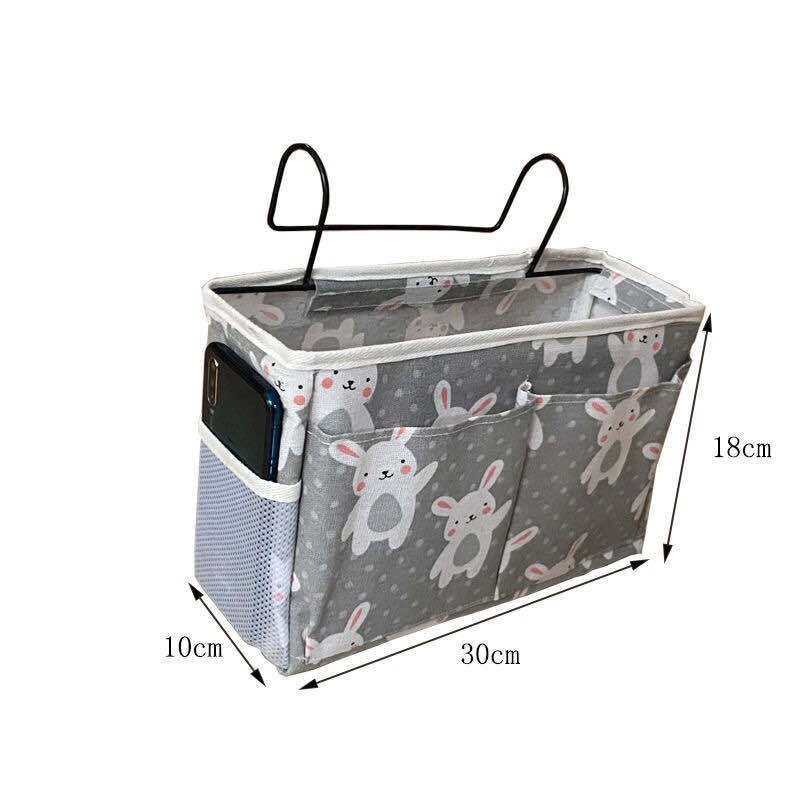 Baby Bedside Storage Bag Baby Pockets Cot Bed Hanging Bag Crib Organizer Toy Diaper Pocket for Crib Bedding Bed Bumper Bedding: 10