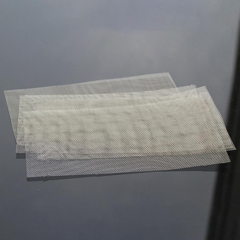 1pc bil kofanger rustfrit stål reparationsnet plast revne reparation hul reparation mesh net