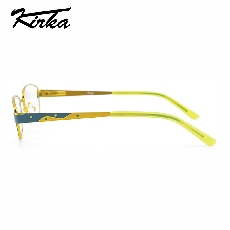 Kirka Brand Kids Boy Optical Glasses Frame Myopia Glasses Prescription Eyeglasses Frame Safety Metal Glasses 2-13 years old