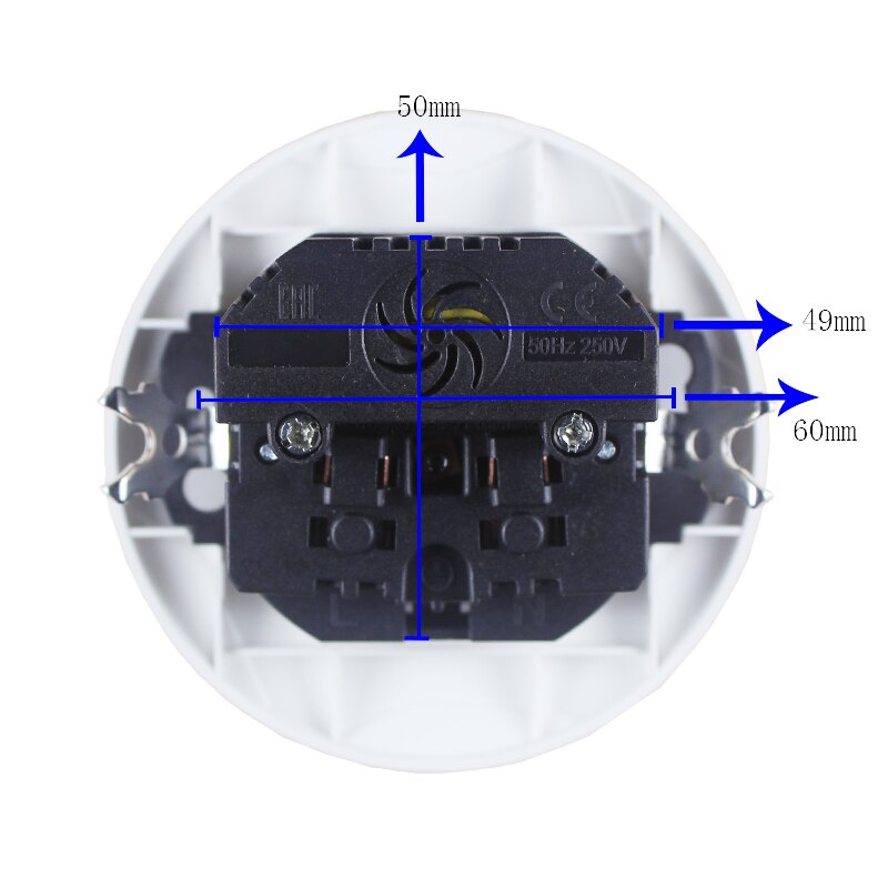 Prise murale USB ronde Double Port USB 5V 2A Usb arbre bois couleur prise electrique steckdose C001
