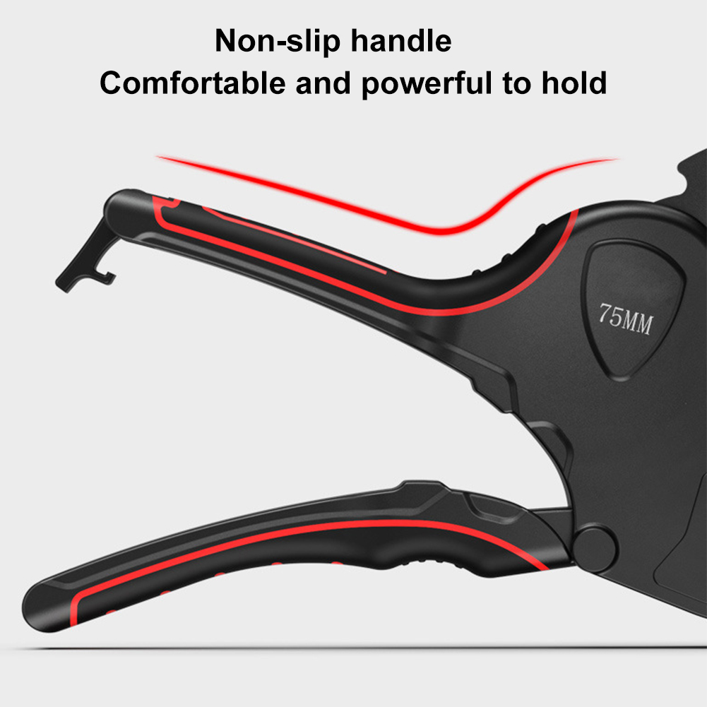 Pijp Cutter 32-75Mm Pijp Snijden Schaar Ratel Snijder Buis Slang Plastic Buizen Pvc/Ppr Sanitair Handleiding handgereedschap