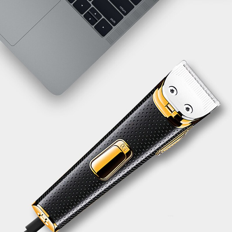 Draadloze tondeuse, baardtrimmer, tondeuse, tondeuse, haarknipmachine, haarsnit, snor, elektrische tondeuse voor mannen, usb