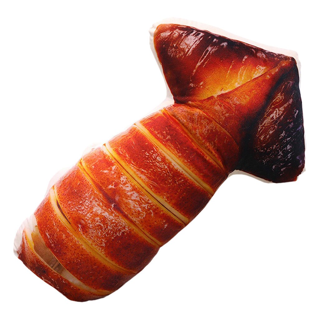 Simulation Real Life Style Chicken Fish Shape Pillow Soft Lumbar Back Cushion Plush Food Pillow Cushion Birthday 20cm#40: D