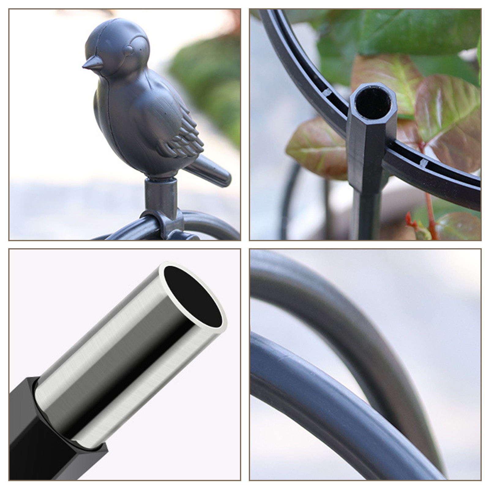 1PC Garden Plant Pot Obelisks Plastic Flower Stand Plant Support Climbing Frame Garden Decor Plant Bracket Garden Trellis