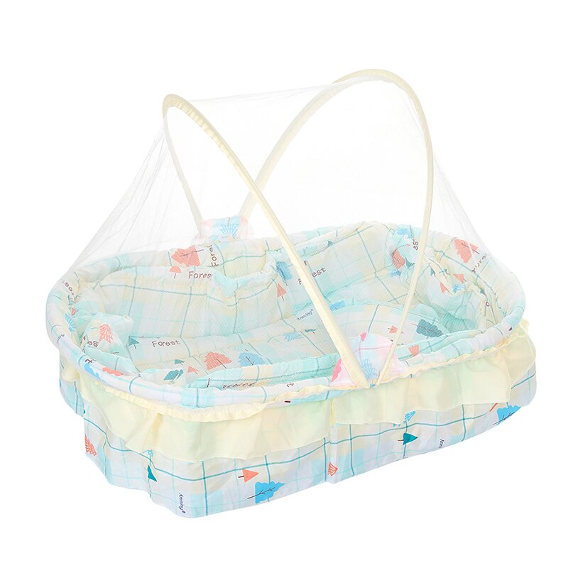 Draagbare Opvouwbare Multifunctionb Muskietennetten Voor Zuigelingen Baby Crib Verrekening Baby Bed Muskietennetten: 16