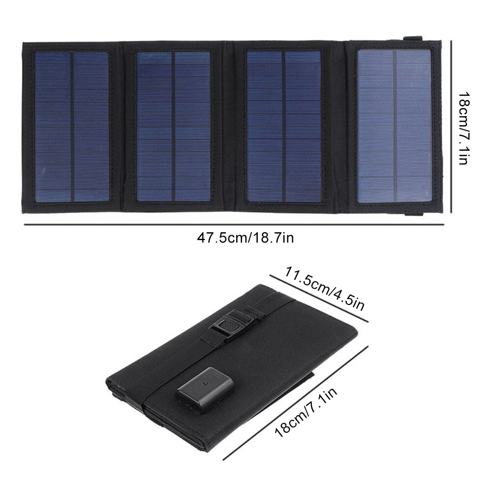 5v 10w usb aurinko laturi aurinkokenno vedenpitävä aurinko akku laturit usb aurinkopaneeli virtapankki 4 aurinkopaneelit lataus