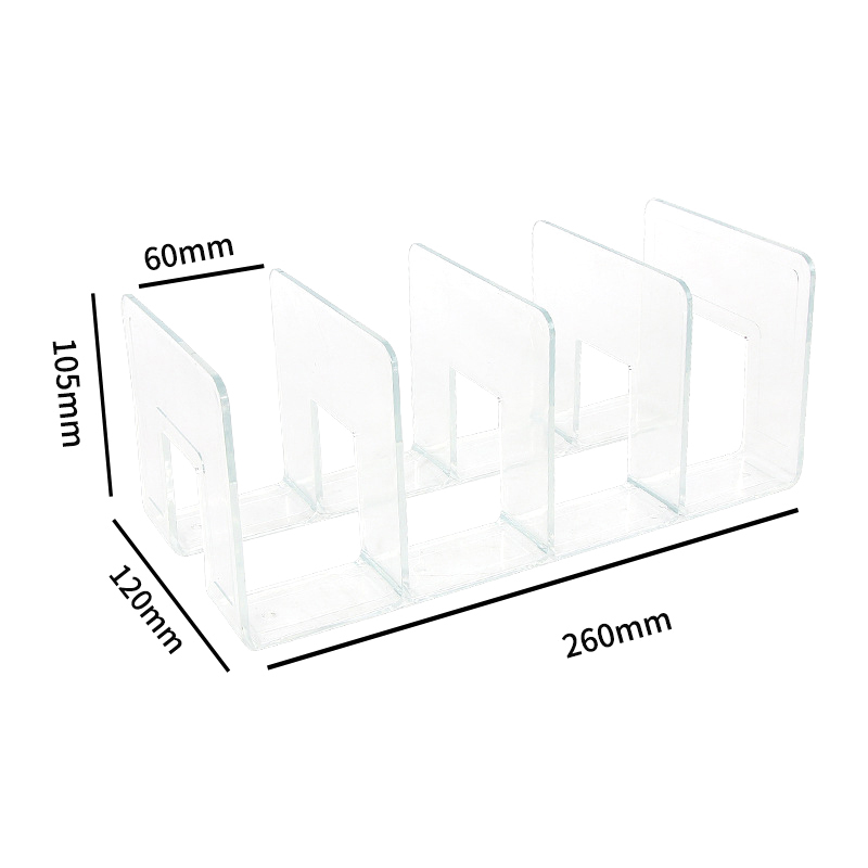 Doorzichtige plastic portemonnee handtas organisator 4-delige tas kast plankverdeler portemonnee displaystandaard handtas opslag organisator houder: YELLOW