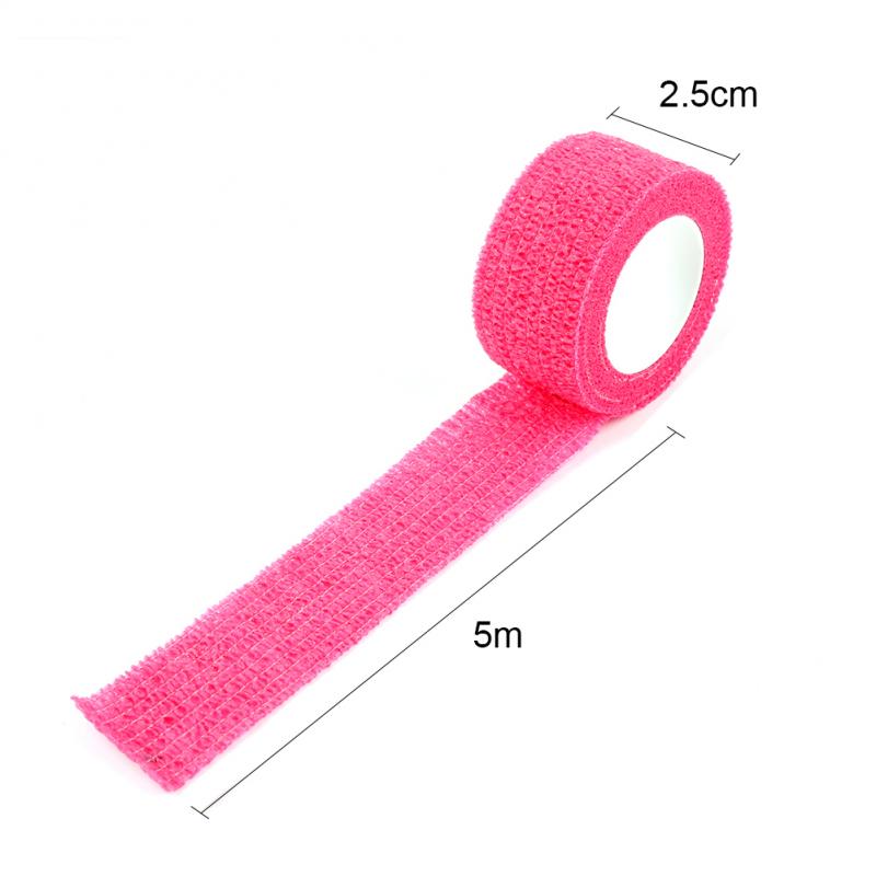 5M Hansaplast Kleurrijke Sport Tapes Kinesio Pleister Elastische Bandage Wrap Tape Voor Fitness Vinger Enkel Palm Hansaplast: Roze