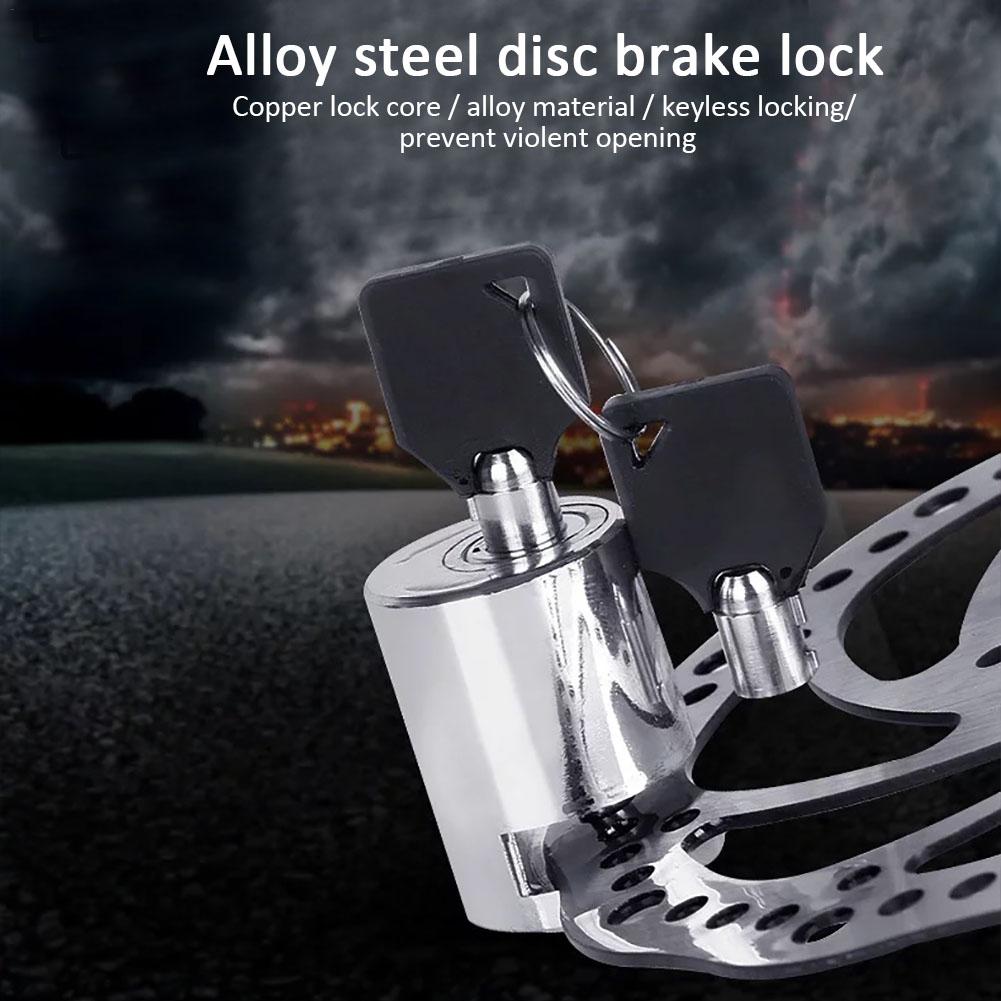Candado de disco de motocicleta resistente, candado de rueda de seguridad para moto, Scooter, resistente al agua IP06