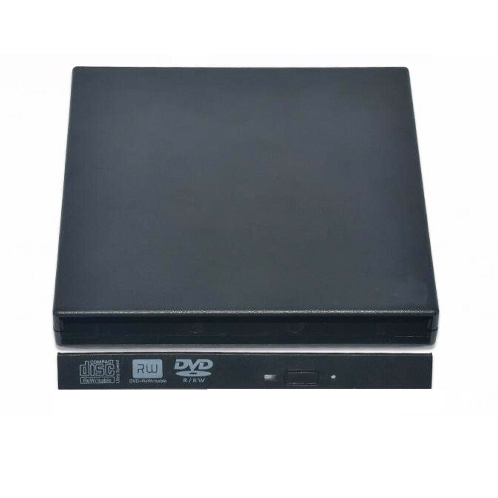 9.5mm USB 2.0 External Optical Drive Box External Case Blu-Ray DVD CD DVD-Rom DVD RW To IDE Hard Disk Drive Caddy Adapter Newest: 9.5mm DVD RW
