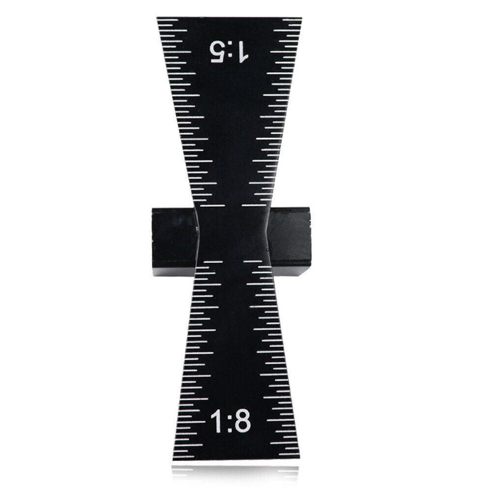 Dovetail Scribing Gauge Marker Woodworking Hardwood Gauge Measuring Tool Wood Aluminium Alloy Graduated Scales