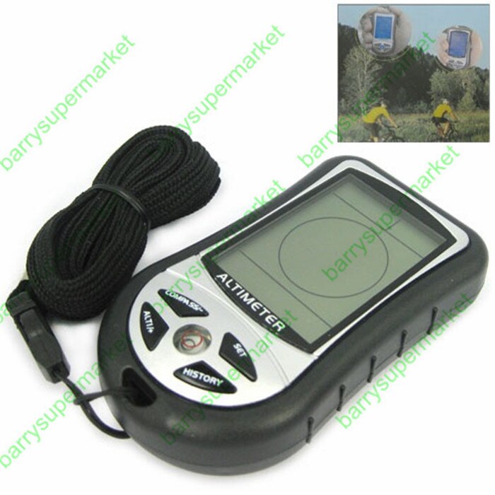 8 in 1 electronic altimeter .digital Compass. Barometer . Elevation tables. Thermometer fishing barometer
