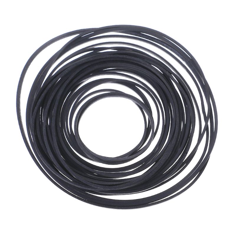 50Stck 1/2/3/4mm Breite Universal- mischen Kassette Maschinen riemen sortiert Antrieb Flach gummiband für CD-DVD-Recorder Walkman