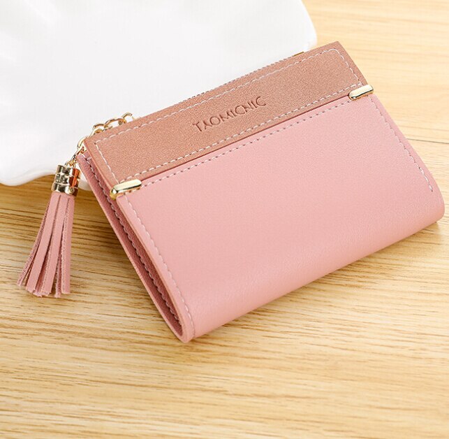 Nowy kobiety skórzana wzór portmonetka Passcard kieszeni portfel kieszenie uwaga przedziału Passcard posiadacz karty kopertówka: 05