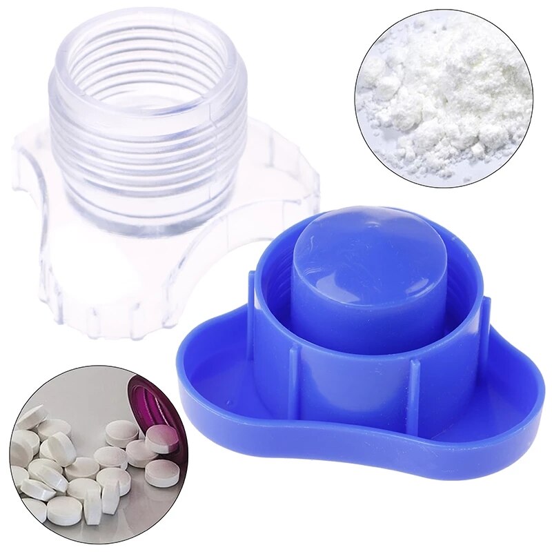 1pc Pill Pulverizer Tablet Grinder Medicine Cutter Crusher & Storage Box Crush Medicine Specially Pill Crusher Grinder