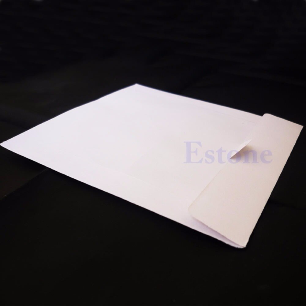 50pcs Mini CD DVD Paper Flap Sleeves Clear Window Case Cover Envelope