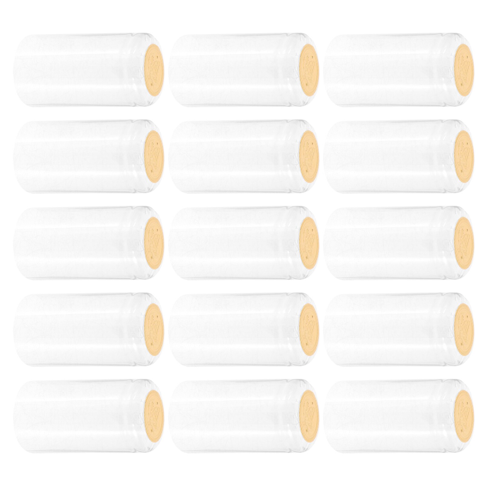 100PCS Bottle Caps PVC Shrinkable Caps Making Bottles Caps Bottle Heat Shrink Capsule for Cellar Bar Pub
